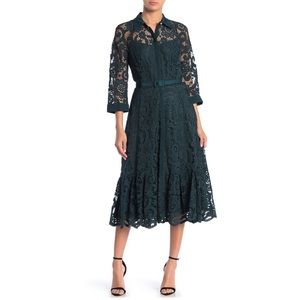 NWT Nanette lepore belted lace dress size 2